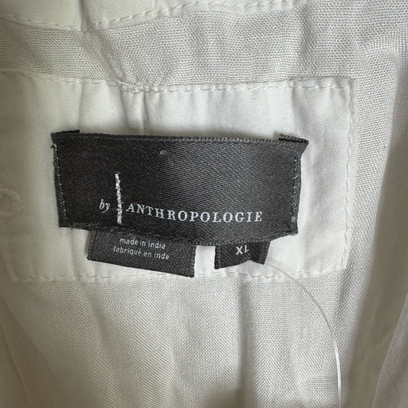 NWT Anthropologie The Tommie Eyelet Trim Dress White Cap Sleeve Zipper size XL - Picture 10 of 10